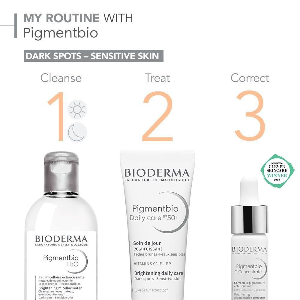 Bioderma Pigmentbio Routine - Cleanse, Treat, Correct