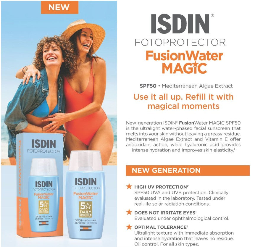 ISDIN Fotop Fusion Water Magic SPF 50 – 50 ml