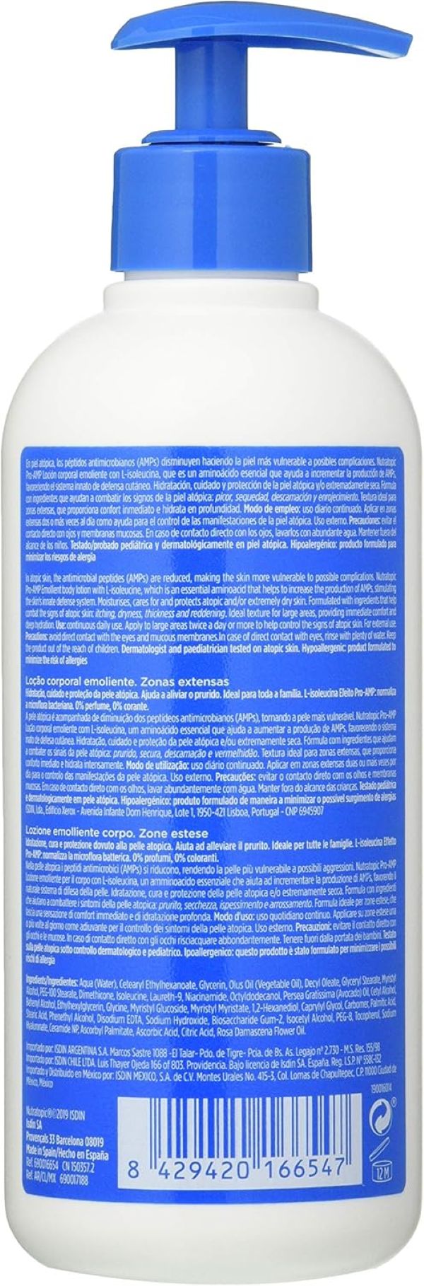 ISDIN Nutratopic Pro-AMP Emollient Lotion - 400ml