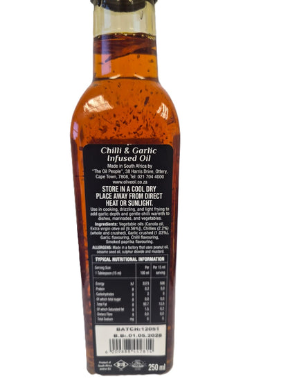 Garlic & Chilli Infused Oil – Olive & Canola Blend