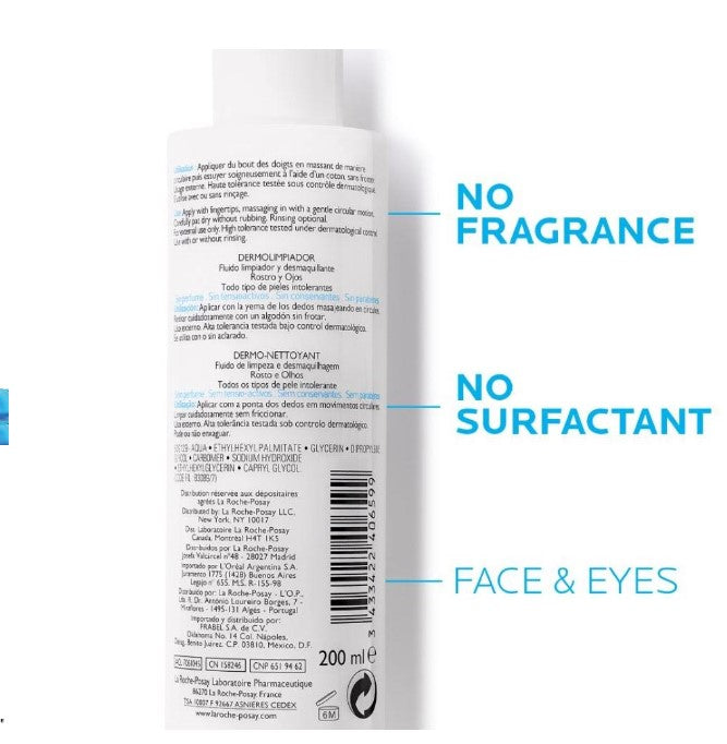 La Roche-Posay Toleriane Dermo-Cleanser Intolerant Skin - 200ml