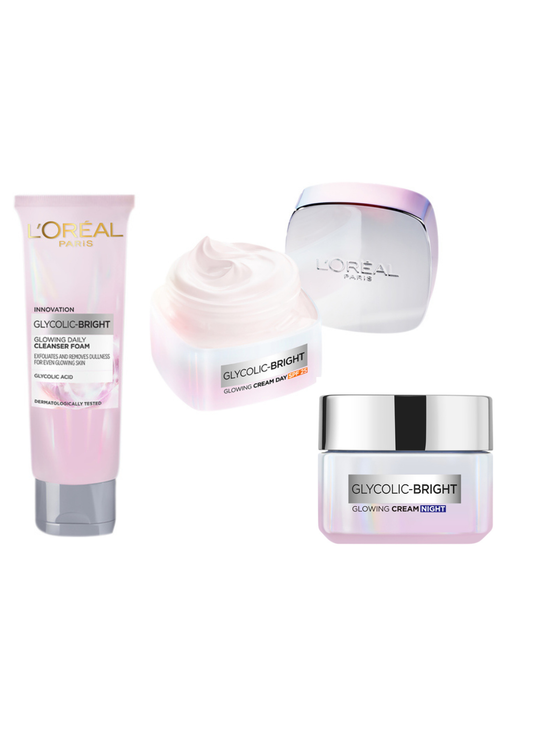 Loreal Glycolic Bright - Dermocare Routine
