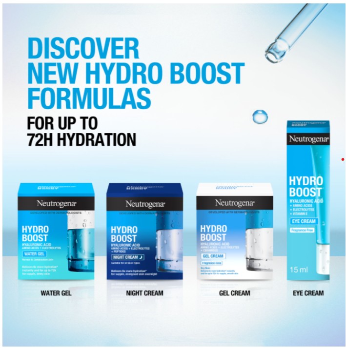 Neutrogena Hydro Boost Gel-Cream Moisturiser - 50ml