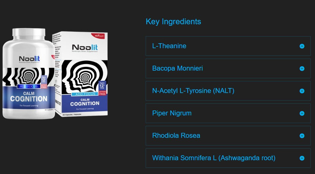 Noolit Calm Cognition Capsules (30)