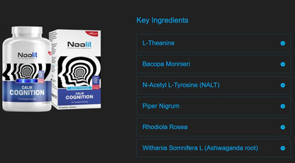 Noolit Calm Cognition Capsules (30)