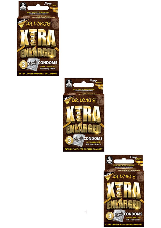 Dr Long’s Xtra Enlarged Condoms 9-Pack