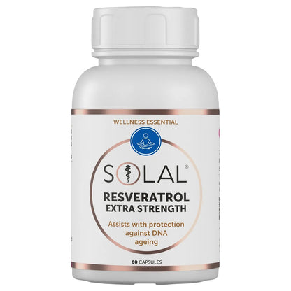 Solal Resveratrol Extra Strength Plus – 60 Capsules